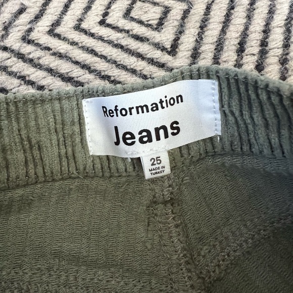 Cynthia Button Fly High Rise Straight Corduroy Pants - Picture 5 of 11